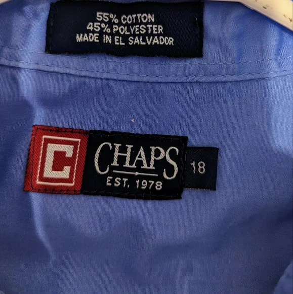 ๐ฅ5 for 25๐ฅ๐HP๐Chaps dress shirts Boys size 18 lot of 2 - Picture 13 of 14